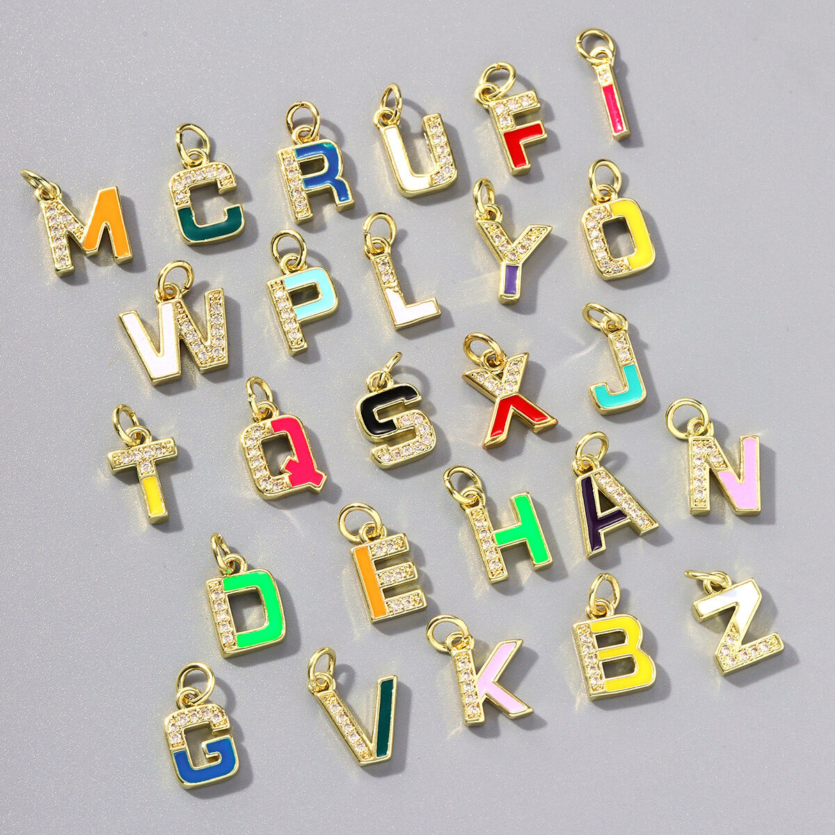 Eenvoudige Serie Doe-Het-Zelf Letterhangers In Gemengde Kleuren, Koper En Goud, Voor Dames. h5 Afbeelding4