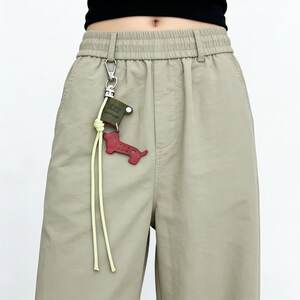 Simple Series Retro Letter Twist Dachshund Metal Bag Charms h5 Picture4