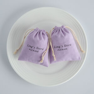 Solid Color Cotton & Linen Jewelry Bags h5 Picture3