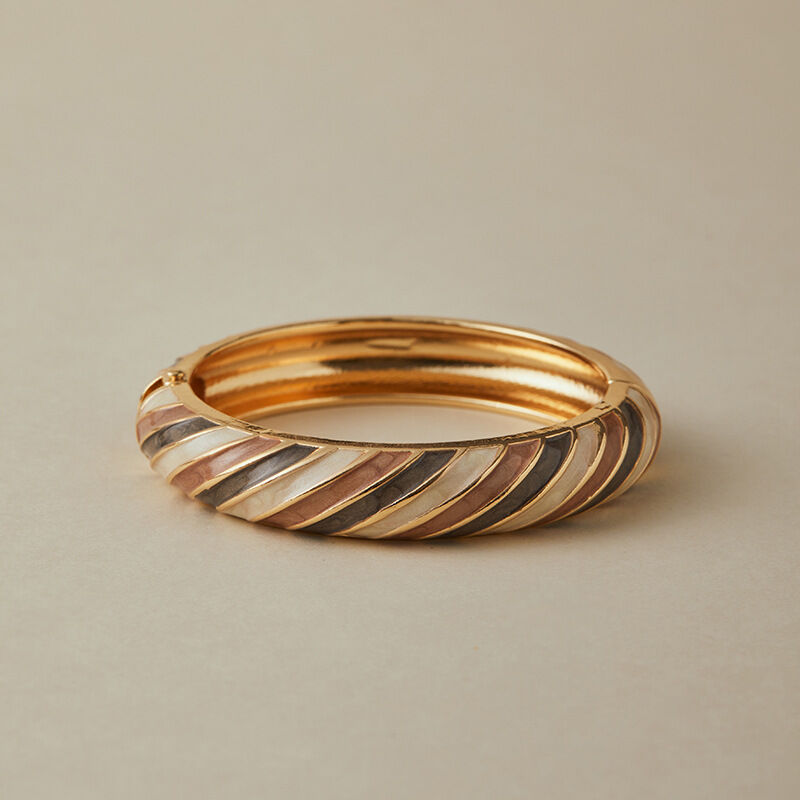 Retro Enamel Geometric Shape Alloy Women's Bangles h5 Picture3