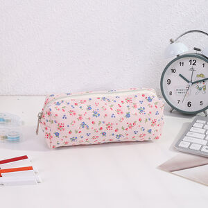 Simple Series Natural Polyester Flower Solid Color Leaf Pen Pouches h5