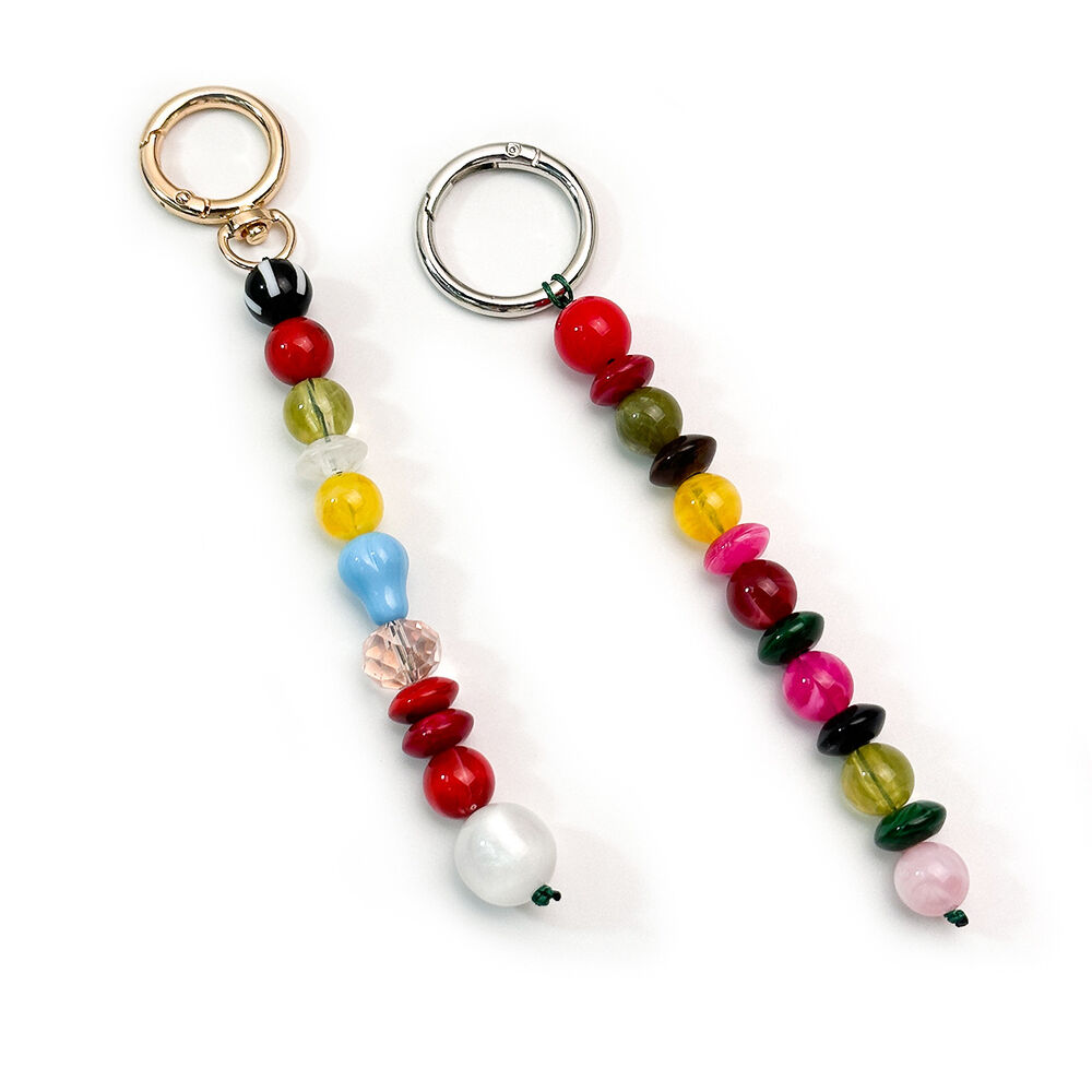 Simple Series Casual Beads Mixed Color Resin Bag Charms h5Picture3