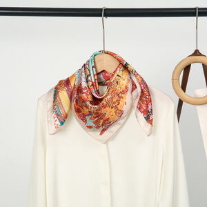 Luxurious Series Casual Cartoon Mixed Color Imitation Silk Summer Scarves h5 Picture3