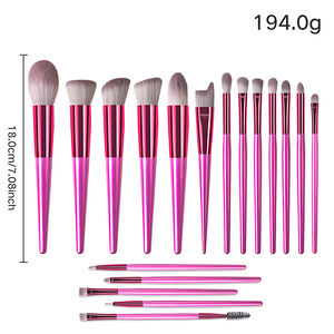 Set Di Pennelli Per Trucco Simple Series Daily Solid Color Gradient Color h5