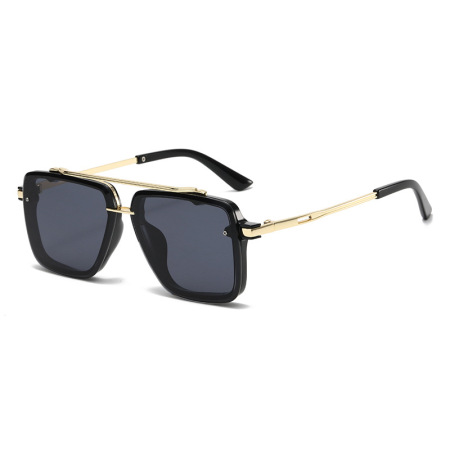 Simple Series Casual Unisex-Sonnenbrille in Unifarben mit Leopardenmuster und Farbverlauf