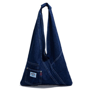 Bolsos De Hombro Trapezoidales De Lona Con Patchwork De Color Liso Y Estilo Casual Para Mujer. h5