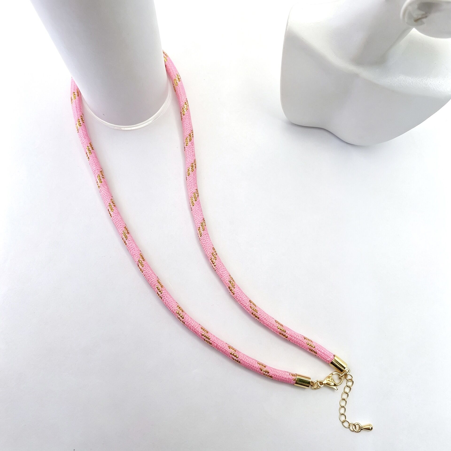 Casual Mixed Color Rope Necklaces h5 