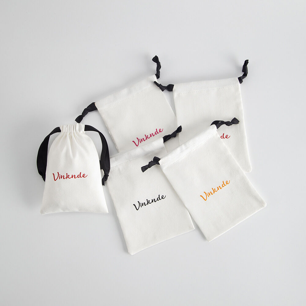 Solid Color Cotton Jewelry Bags