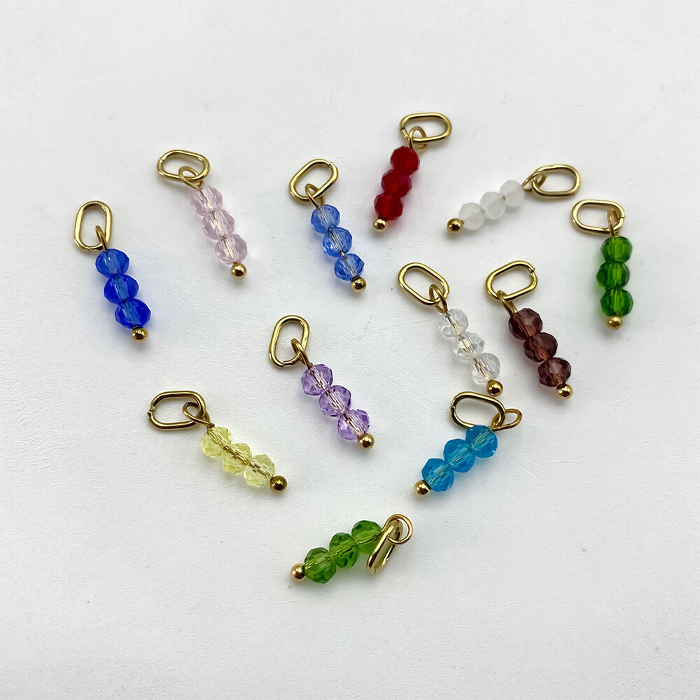 Einfache DIY-Perlen aus Edelstahl, wasserdicht, goldfarben h5 Bild4