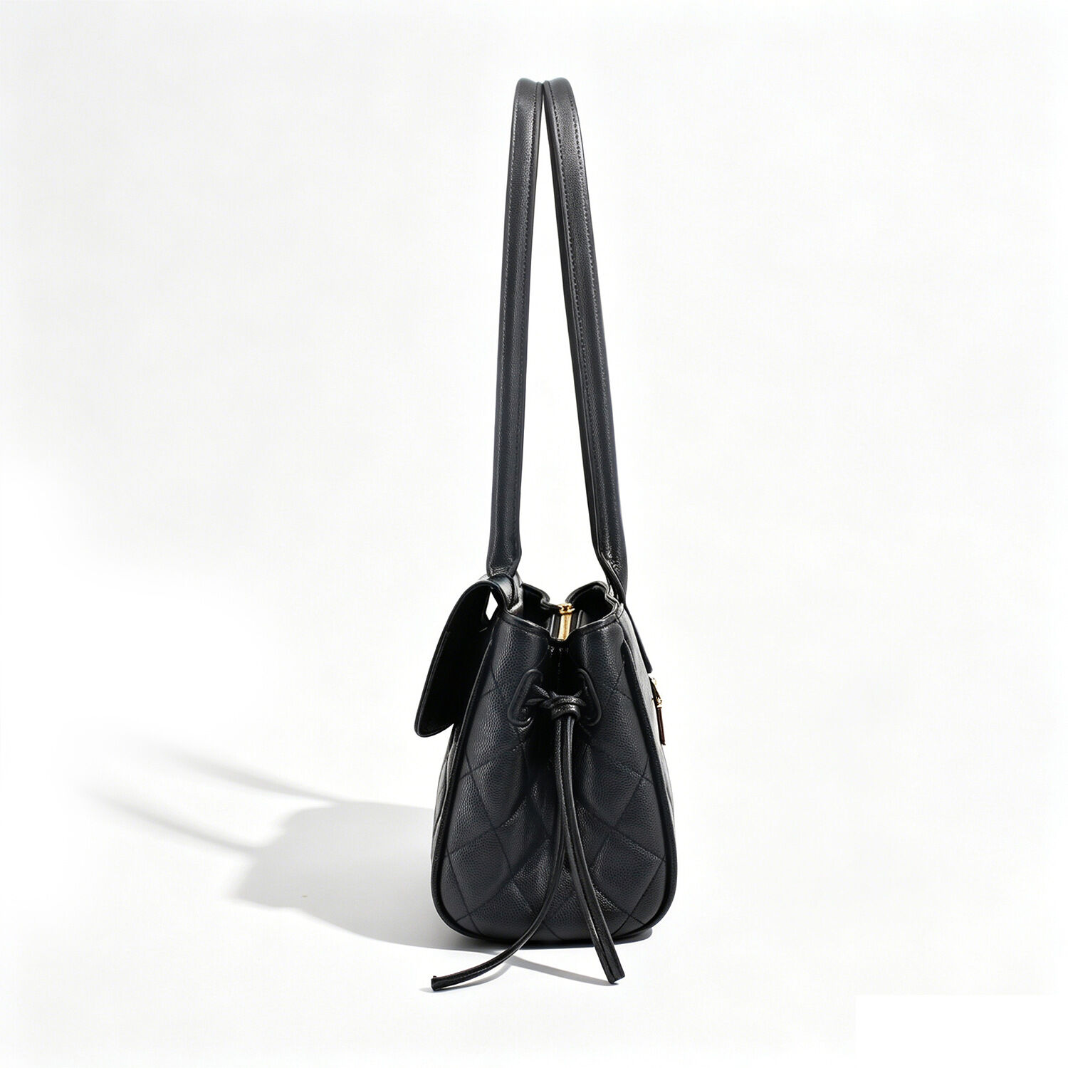 Casual Style Quilted Stitching Solid Color Premium Quality Pu Women's Square Shoulder Bags h5 Picture3
