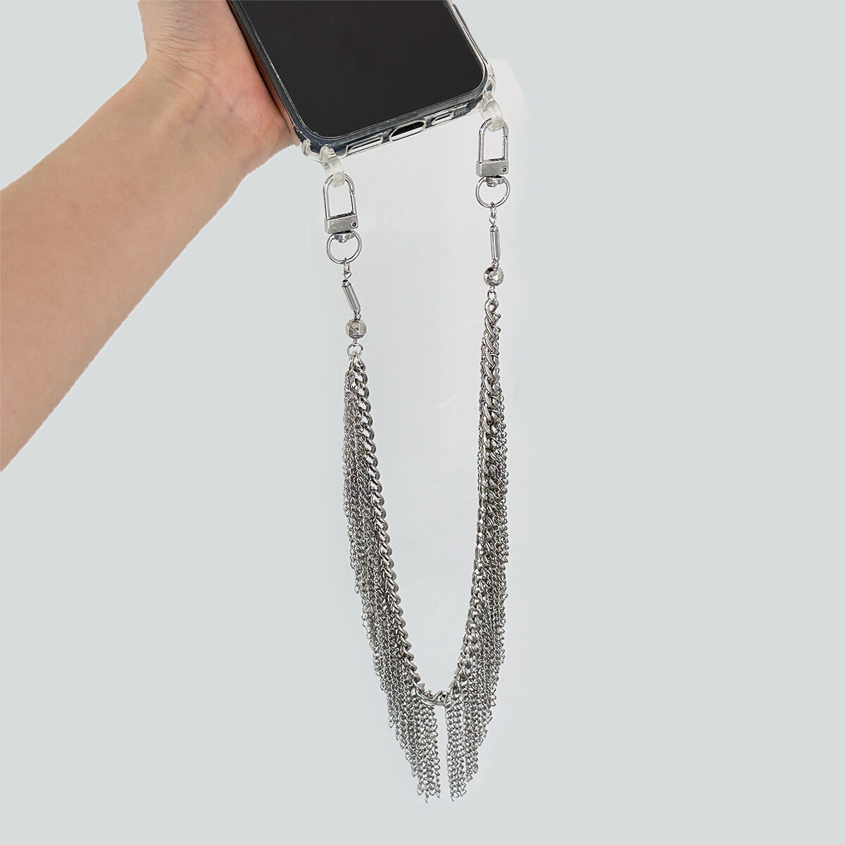 Simple Series Punk Tassel Chain Copper Phone Chain