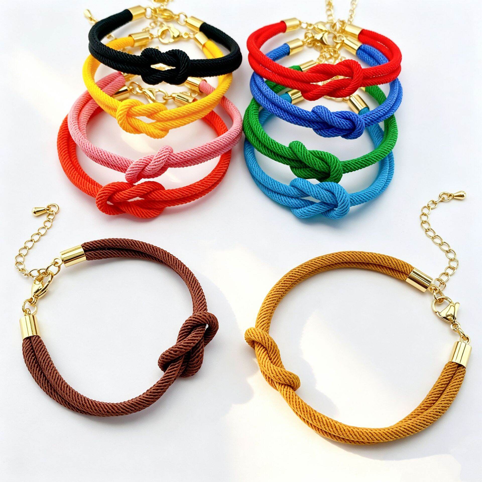 Simple Twist Rope Women's Braided Bracelets