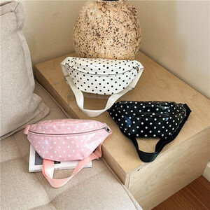 Casual Style Printed Solid Color Polka Dots Premium Quality Pu Women's East-West Fanny Packs & Belt Bags h5 Picture3