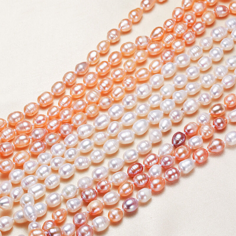 Romantic Series Elegant Beads Freshwater Pearls Women's Pearl Necklace h5 Picture3