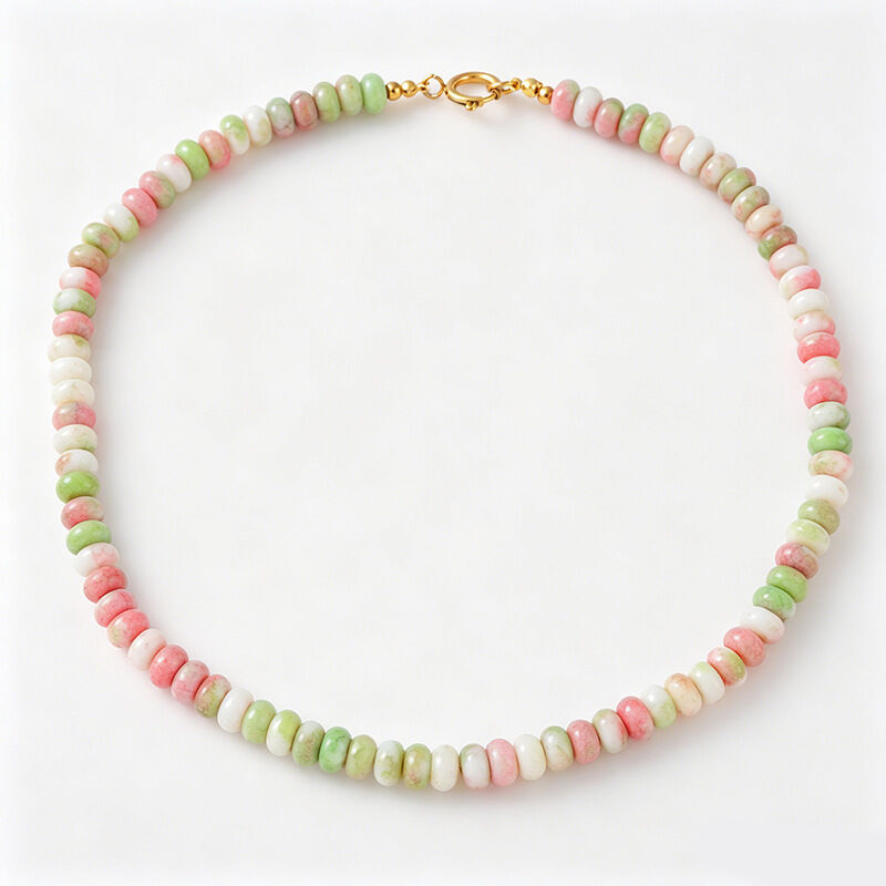 Romantic Series Sweet Beads Natural Stones Women's Beaded Necklaces 