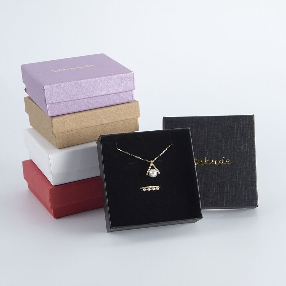Solid Color Paper Jewelry Boxes h5Picture2