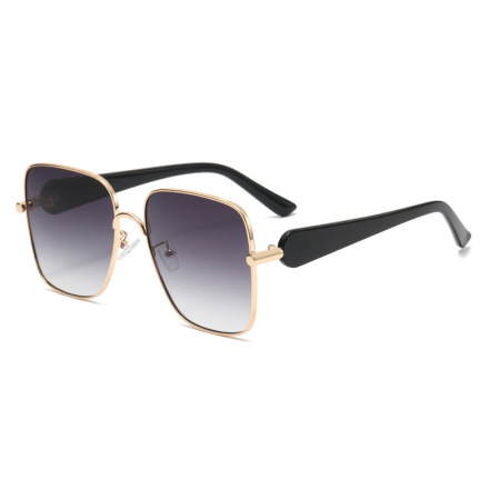 Simple Series Retro Unisex-Sonnenbrille in Unifarben mit Farbverlauf