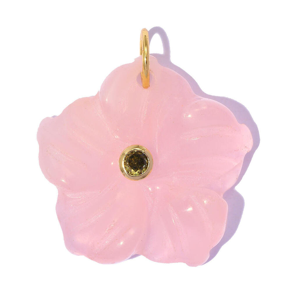 Ethnic Series Bohemian Flower Natural Stones Copper Zircon Women's Pendants Picture2