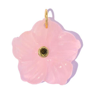Ethnic Series Bohemian Flower Natural Stones Copper Zircon Women's Pendants h5 Picture2