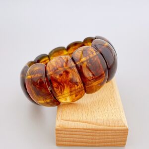 Retro Geometric Shape Resin Women's Beaded Bracelets h5 Picture2