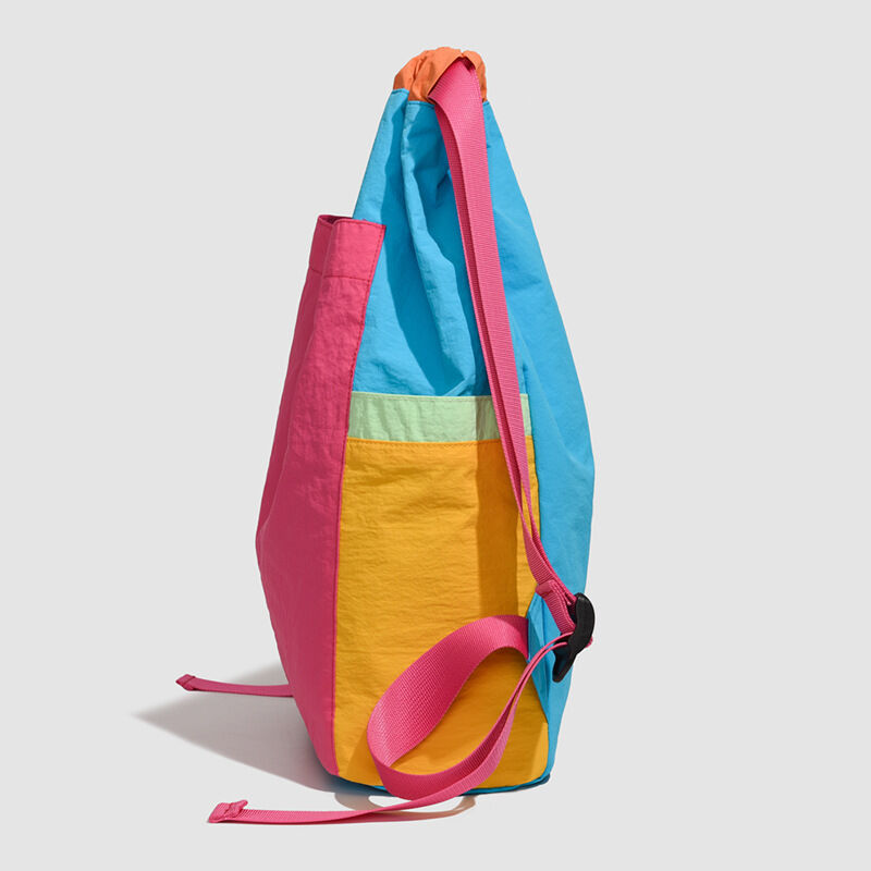 Sportlicher Patchwork-Rucksack aus Nylon für Damen in verschiedenen Farben h5 Bild3