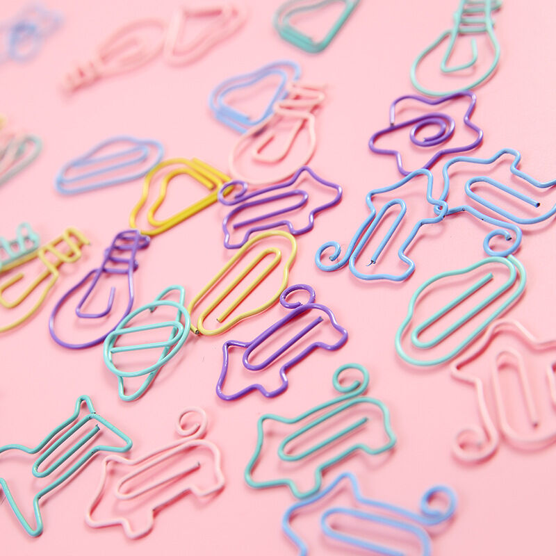 Simple Series Schattige Metalen Hartjes Met Dierenprint In Gemengde Kleuren En Sterrenclips h5Afbeelding3