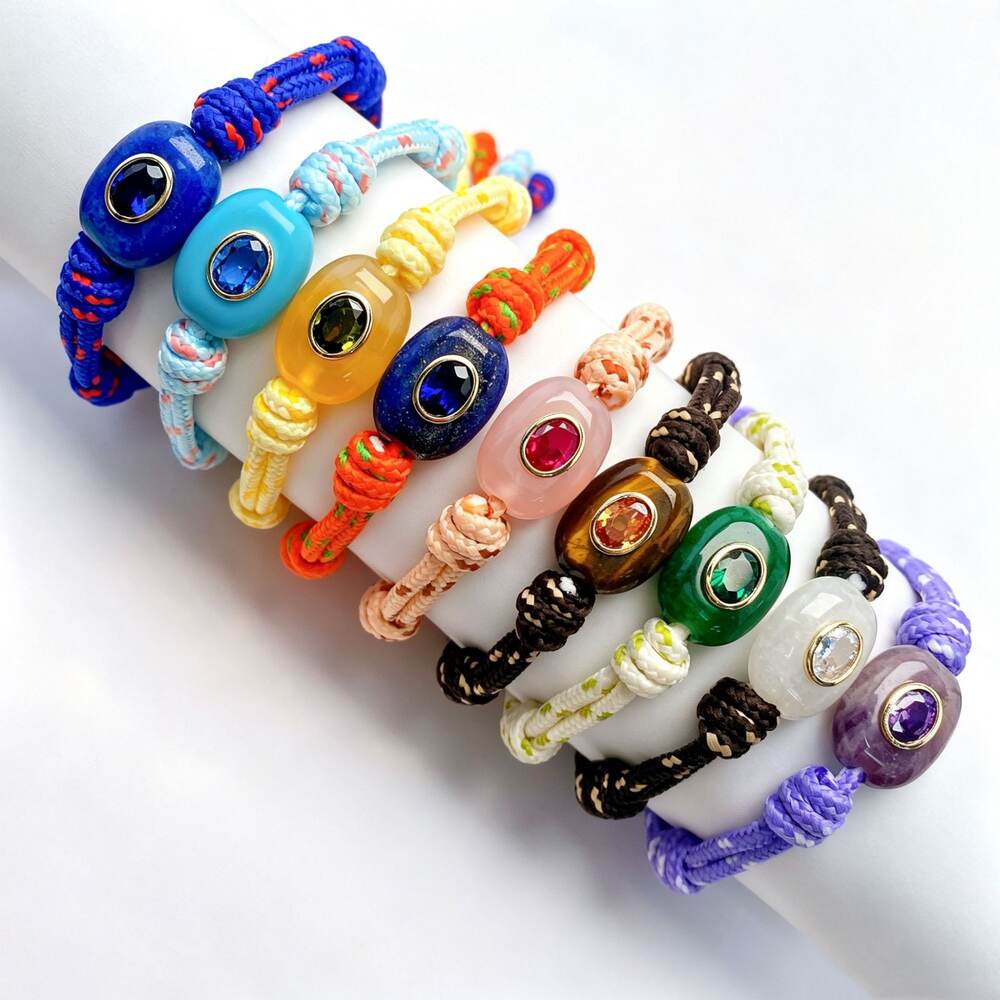 Ethnic Series Retro Twist Geometric Shape Rope Women's Braided Bracelets Picture3