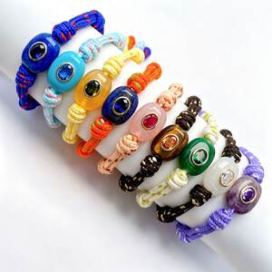 Ethnic Series Retro Twist Geometric Shape Rope Women's Braided Bracelets h5 Picture3