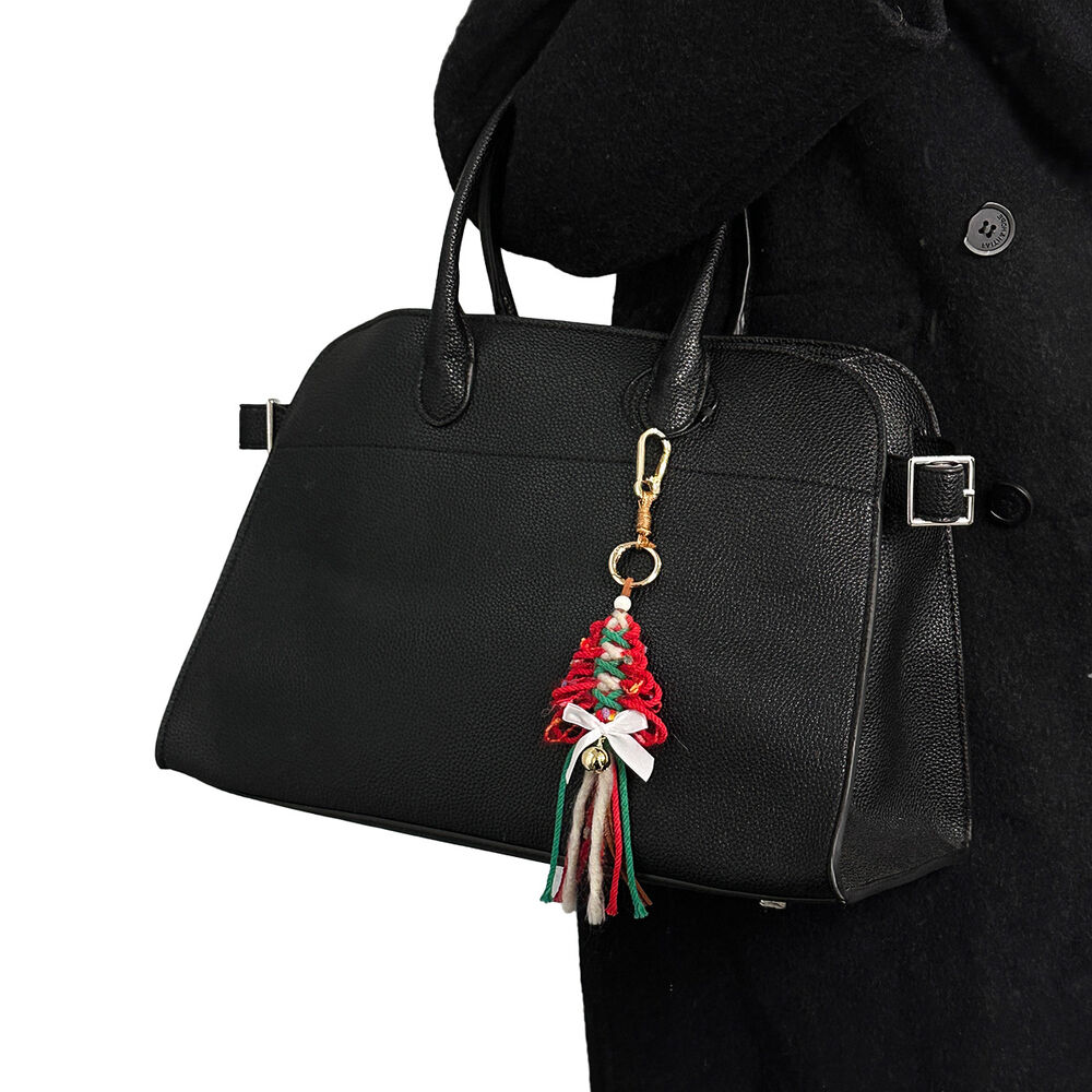 Ethnic Series Casual Christmas Mixed Color Woven Rope Bag Charms h5Picture3