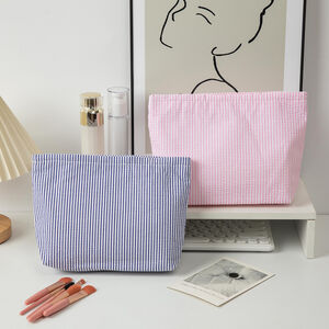 Bolsas De Maquillaje De Poliéster Simple Series Daily Stripe h5 Imagen4