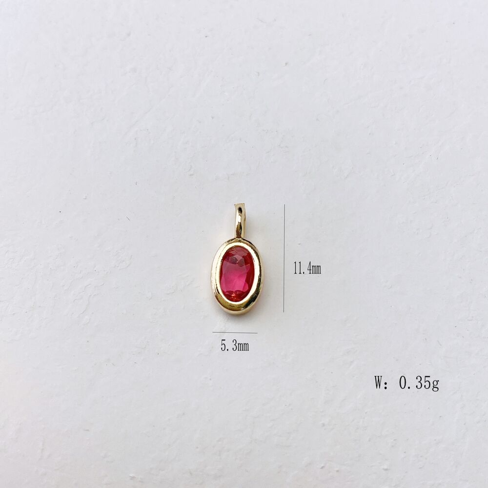 Colgantes Sencillos De La Serie Diy Con Forma De Triángulo, Constelación Y Elipse, Piedra De Nacimiento Del Mes, Color Cobre Y Oro, Para Mujer.