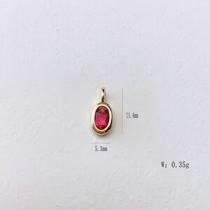 Colgantes Sencillos De La Serie Diy Con Forma De Triángulo, Constelación Y Elipse, Piedra De Nacimiento Del Mes, Color Cobre Y Oro, Para Mujer. h5