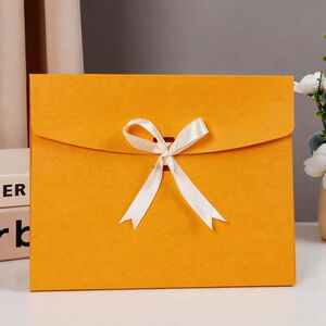Simple Series Daily Bow Knot Solid Color Paper Packing Envelopes h5