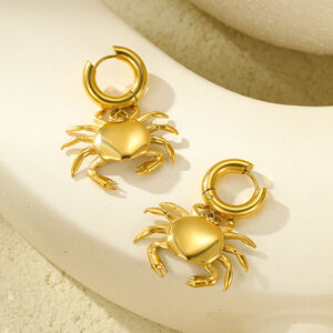 Ensembles De Bijoux Pour Femmes En Acier Inoxydable Étanches, Motif Poisson, Étoile De Mer Et Corail, Collection Romantique h5 Image3