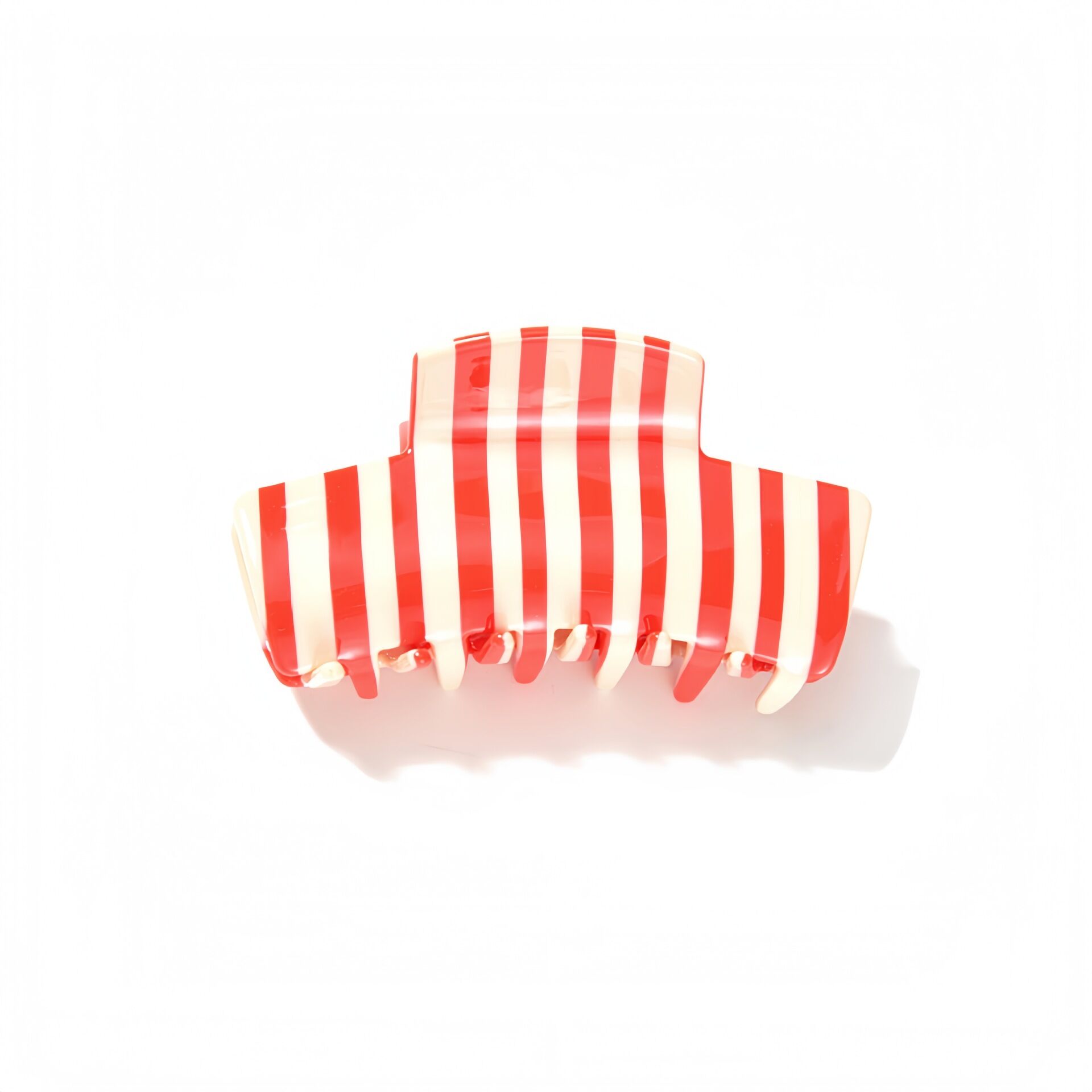 Simple Series Daily Stripe Plaid Gradient Color Acetate Hair Claws 2