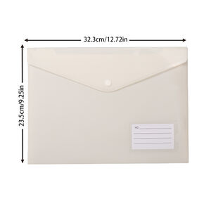 Simple Series Daily Pp Solid Color Document Bags h5 Picture3