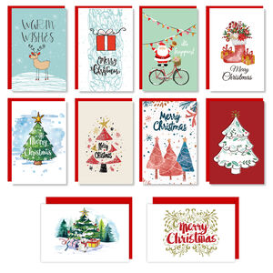 Série Ethnique - Cartes De Vœux De Noël Mignonnes En Papier h5 Image3