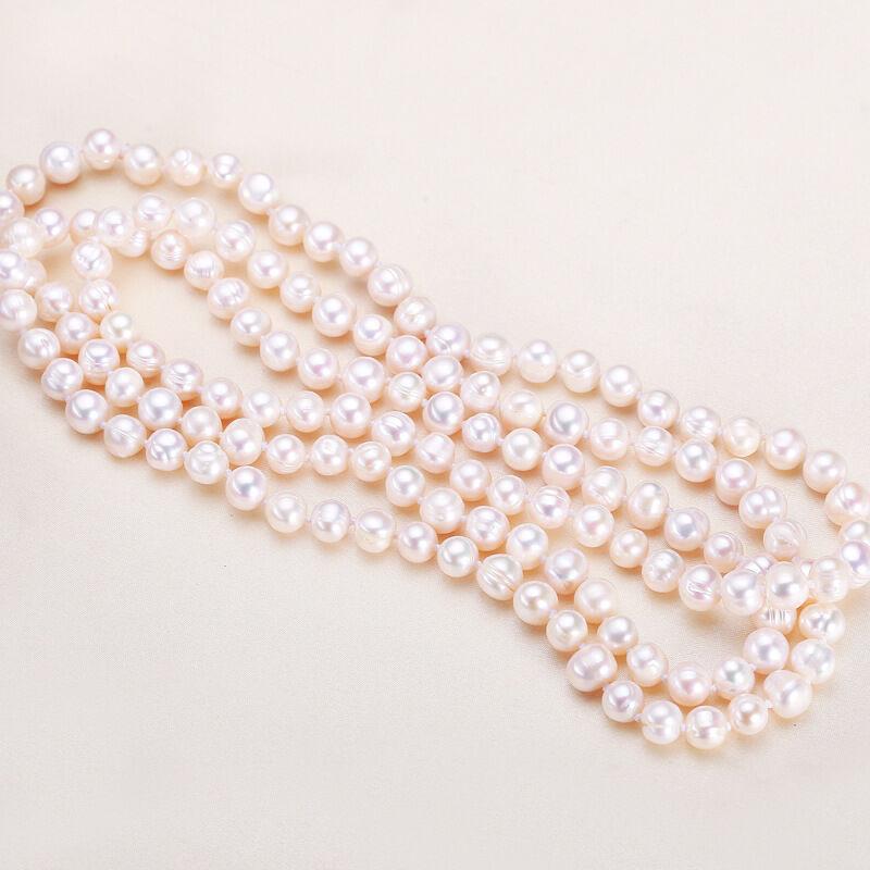 Simple Series Elegant Beads Freshwater Pearls Women's Pearl Necklace 