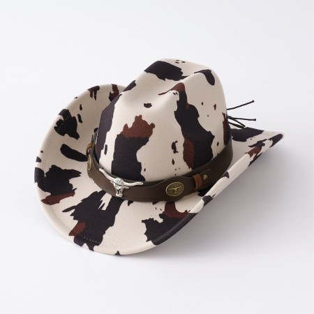 Ethnic Series Bohemian Animal Print Polyester Top Hats