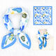 Blue/70*70cm Picture3