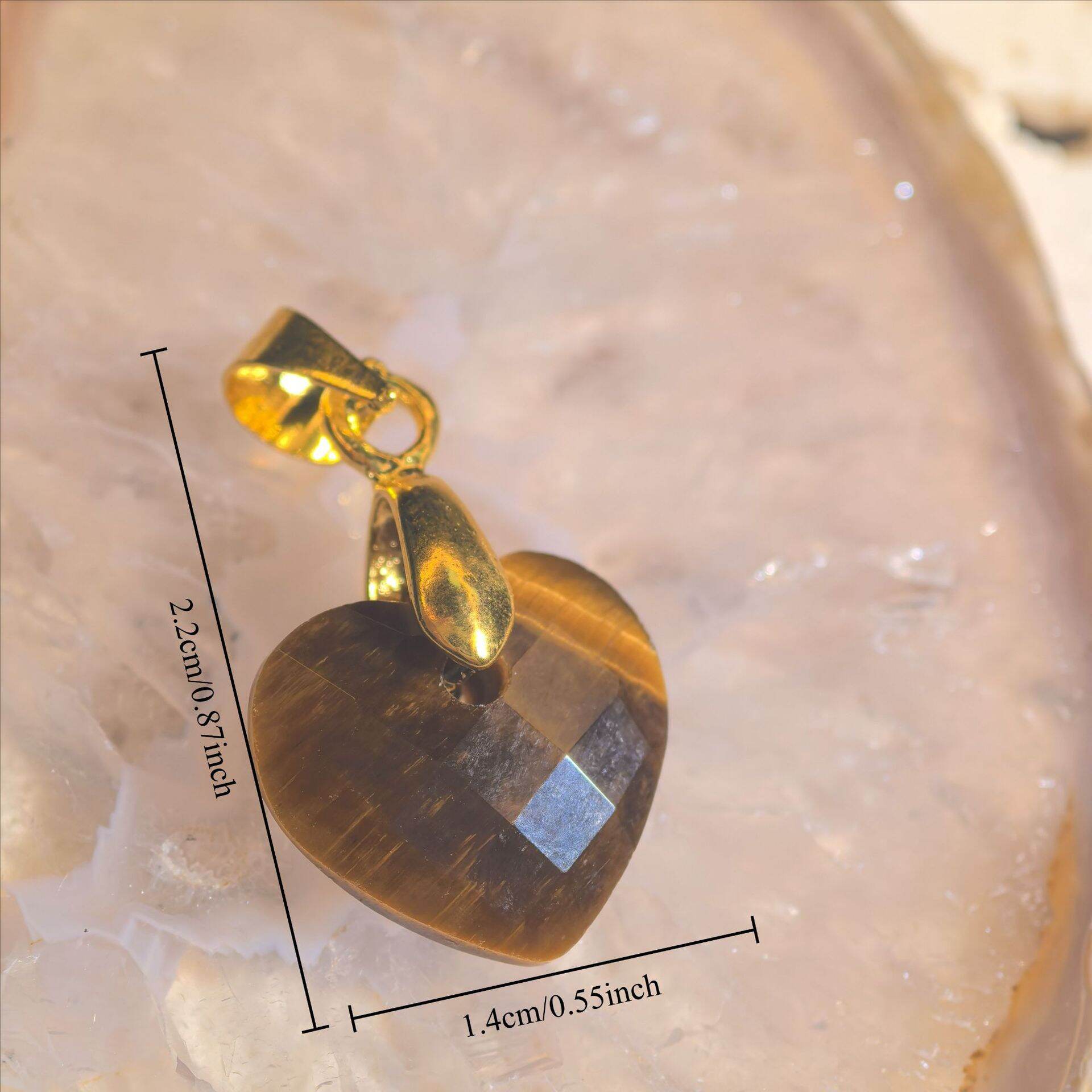 Heart Natural Stones Women's Pendants h5 Picture4