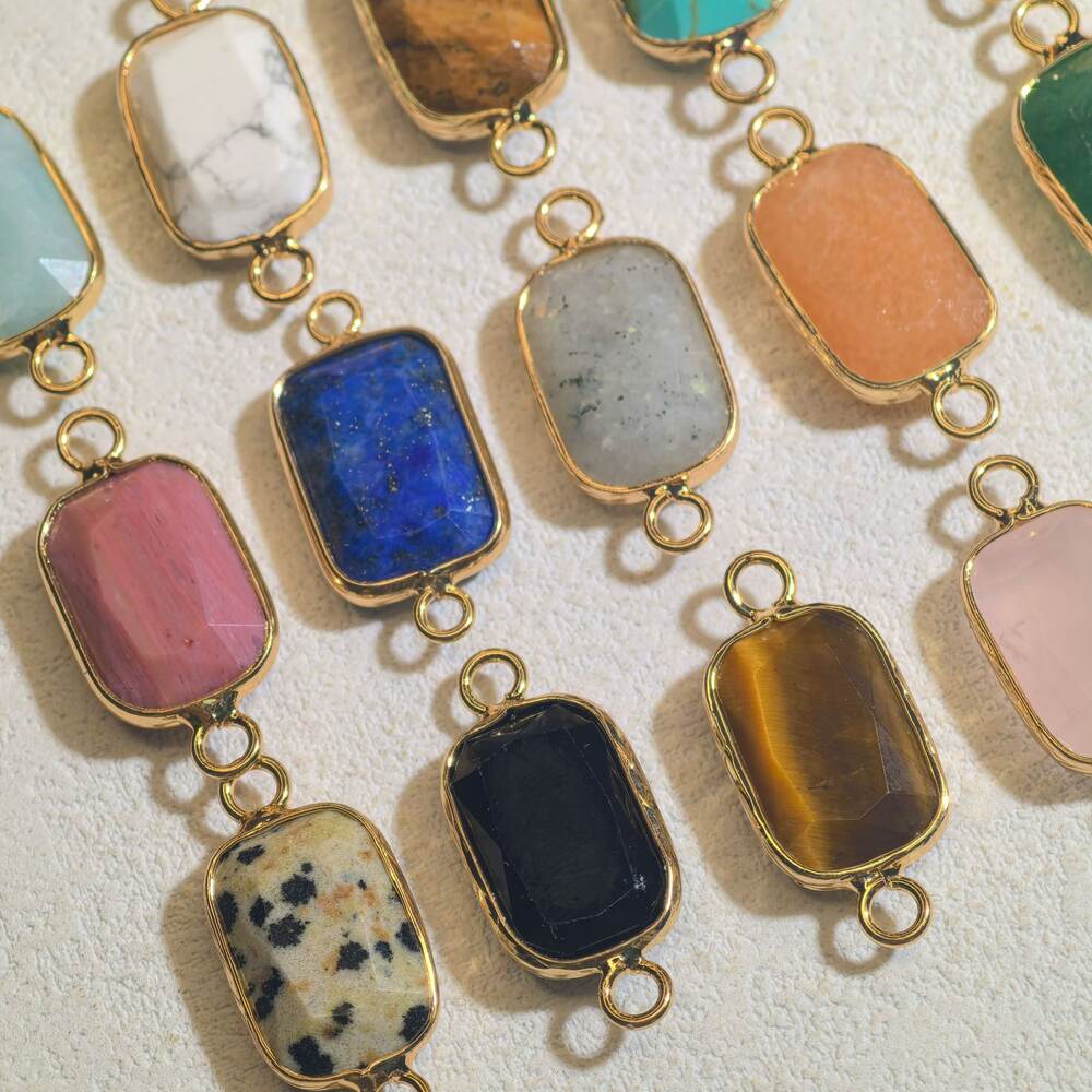 Rectangle Shape Natural Stones Women's Pendants h5Picture3
