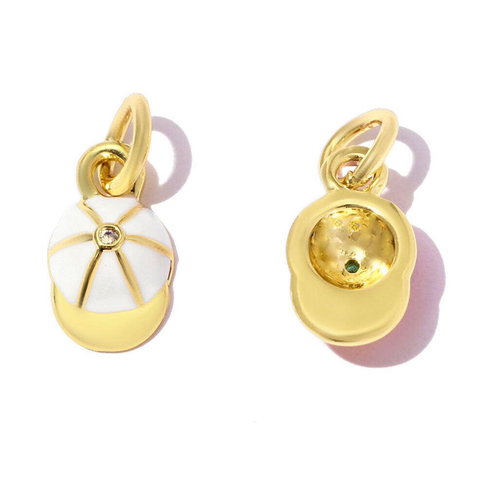 Romantic Series Diy Irregular Shape Heart Copper   Gold Color  Women's Pendants 2