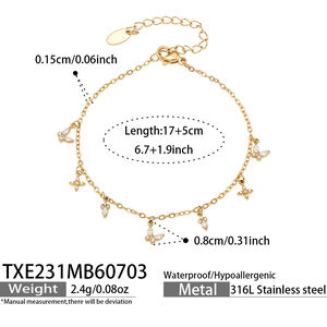 Colliers Pendentifs Pour Femmes, Collection Simple, Élégants, En Forme De Cœur Et D'Étoile, En Acier Inoxydable Étanche, Couleur Or h5