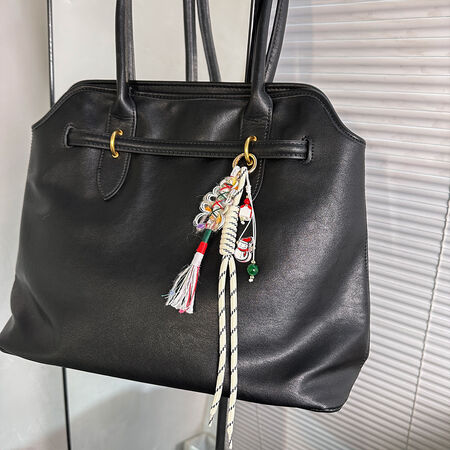 Simple Series Casual Twist Christmas Tassel Mixed Color Woven Rope Bag Charms 2