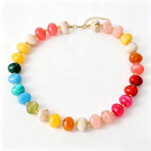 Romantic Series Daily Beads Resin Women's Beaded Necklaces h5