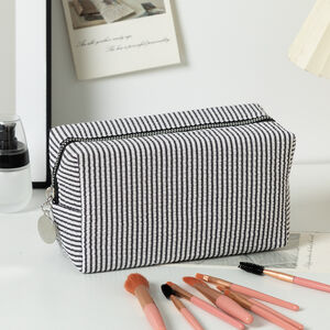 Bolsas De Maquillaje De Poliéster Simple Series Daily Stripe h5
