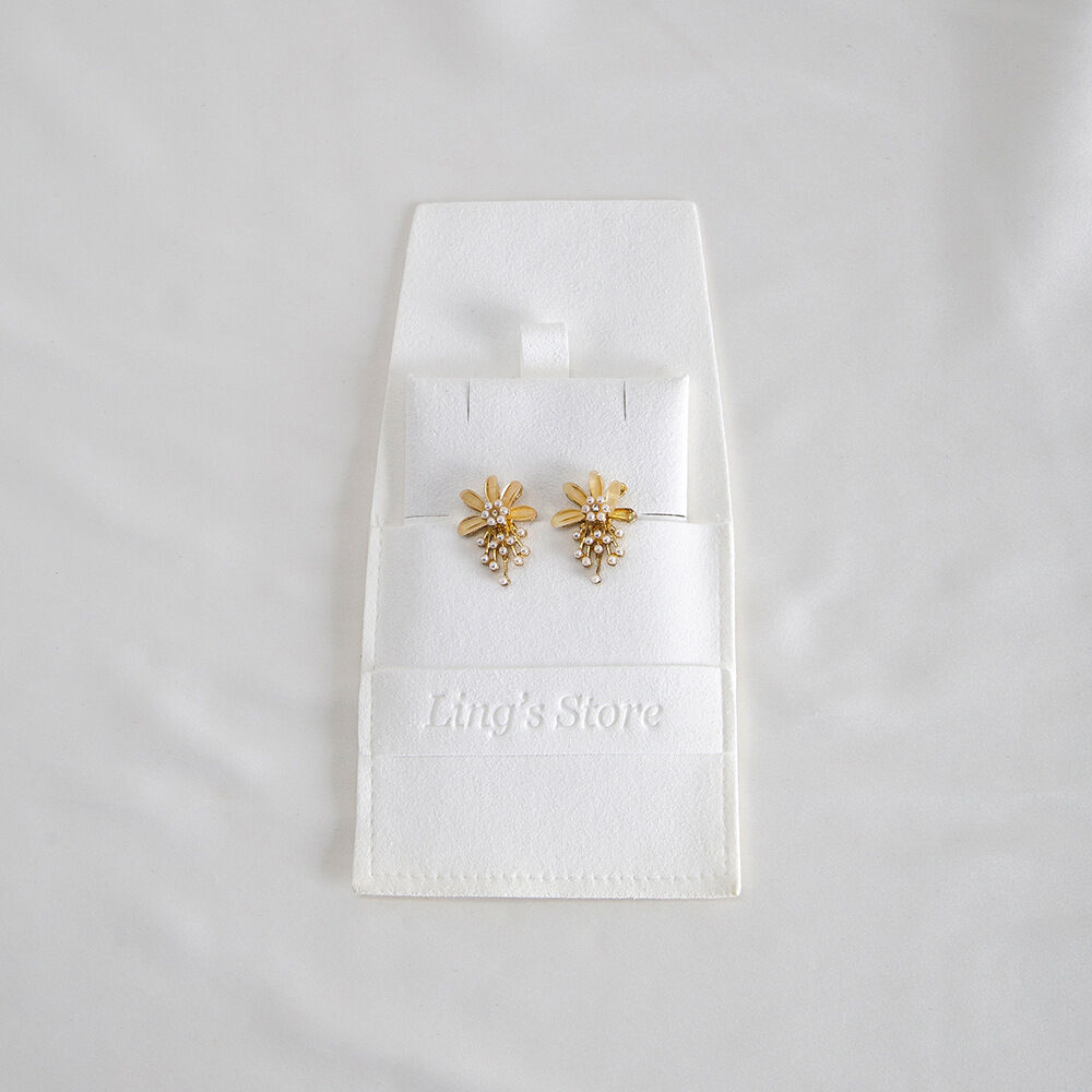Solid Color Suede Jewelry Bags