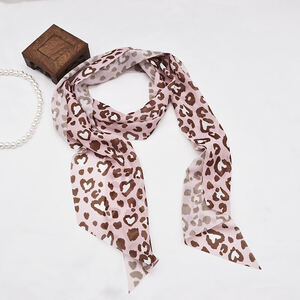Simple Series Casual Flower Leopard Print Stripe Mixed Color Elastic Summer Scarves h5