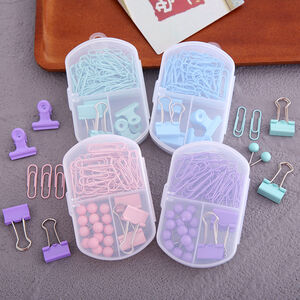 1 Coffret De Pinces À Cheveux Métalliques Unies De La Gamme Simple Series Pour Un Usage Quotidien h5 Image3